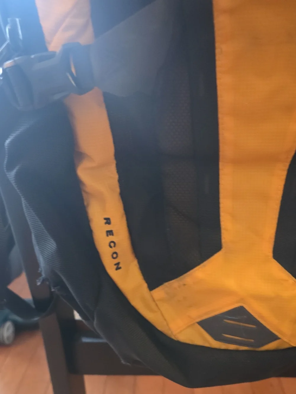 The North Face Recon Yellow and Black Men's Backpack